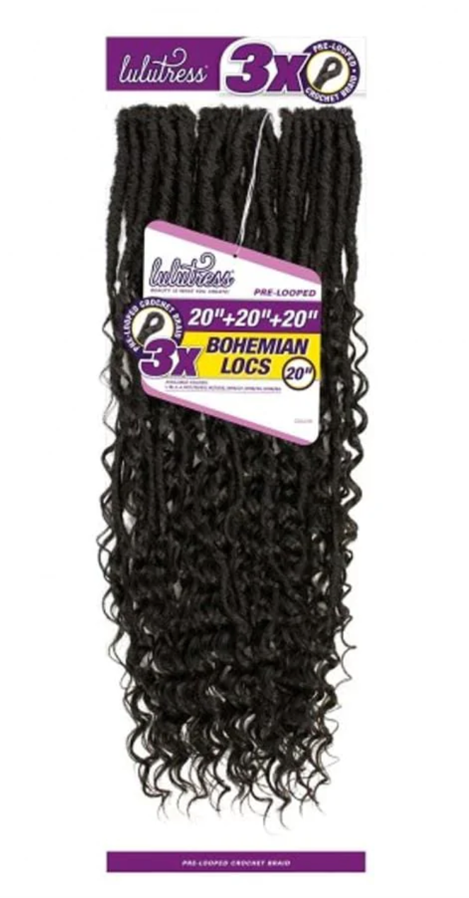 3X BOHEMIAN LOCS 20"LULUTRESS