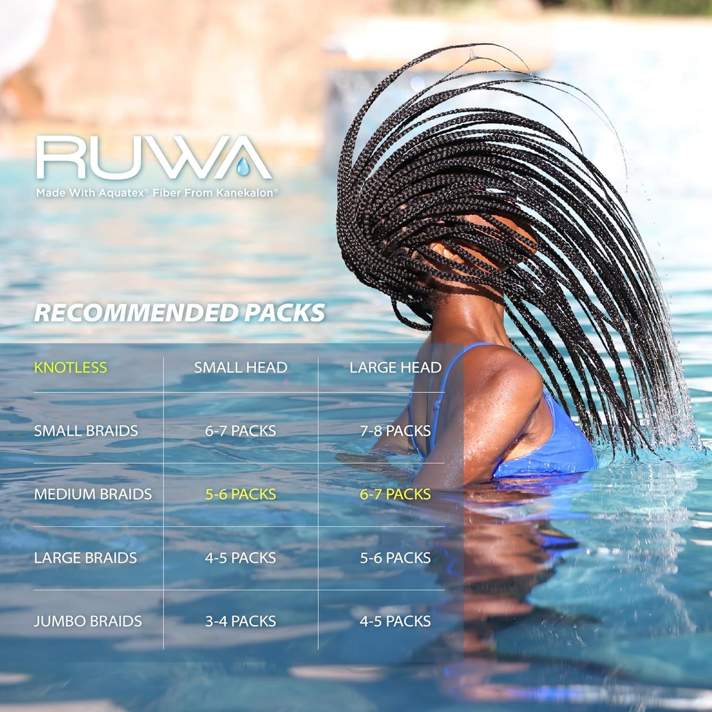 3X Ruwa 18" & 24"