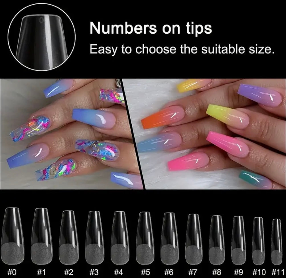 Nail Tips for DIY Nail Extensions with Glue