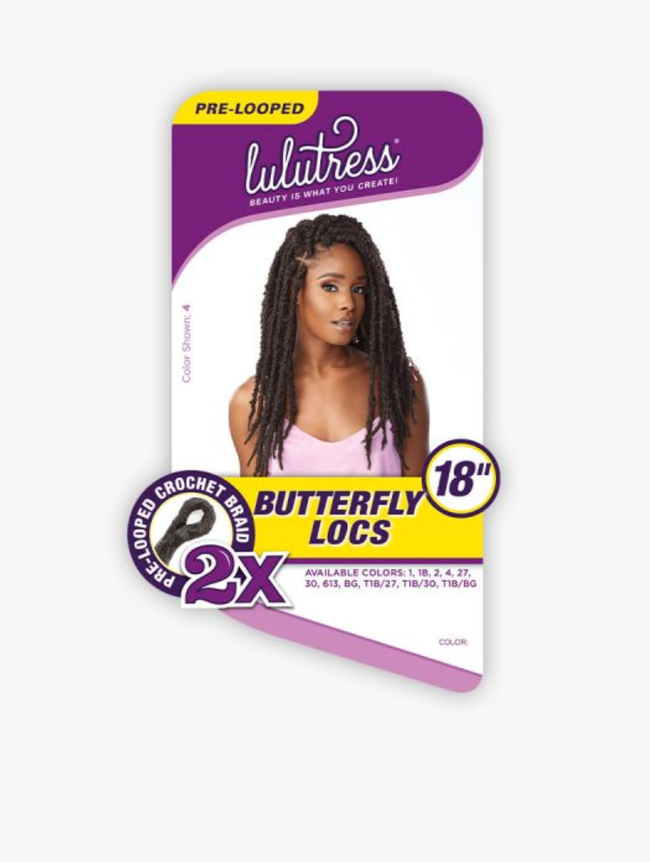 2X Butterfly Locs 18″ Lulutress