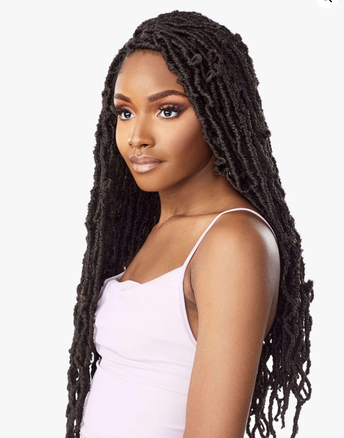 Sensationnel Lulutress Synthetic Crochet Braids - 3X Distressed Locs 24"