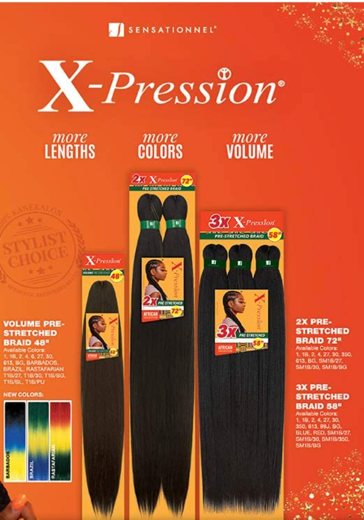 Outre 3X X-Pression Pre-Stretched Braid 72